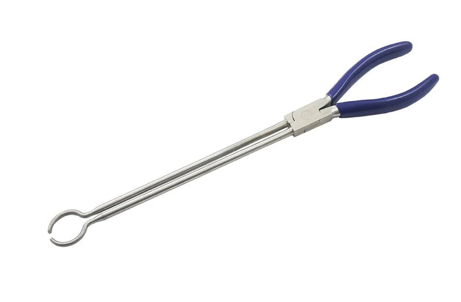 Pinzas de acero inoxidable de 13" con anillo pequeño