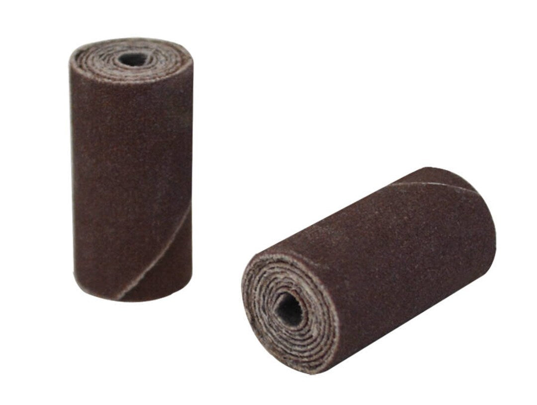 Paquete de 25 rollos de cartucho de óxido de aluminio de 1" x 1/2", grano medio 120