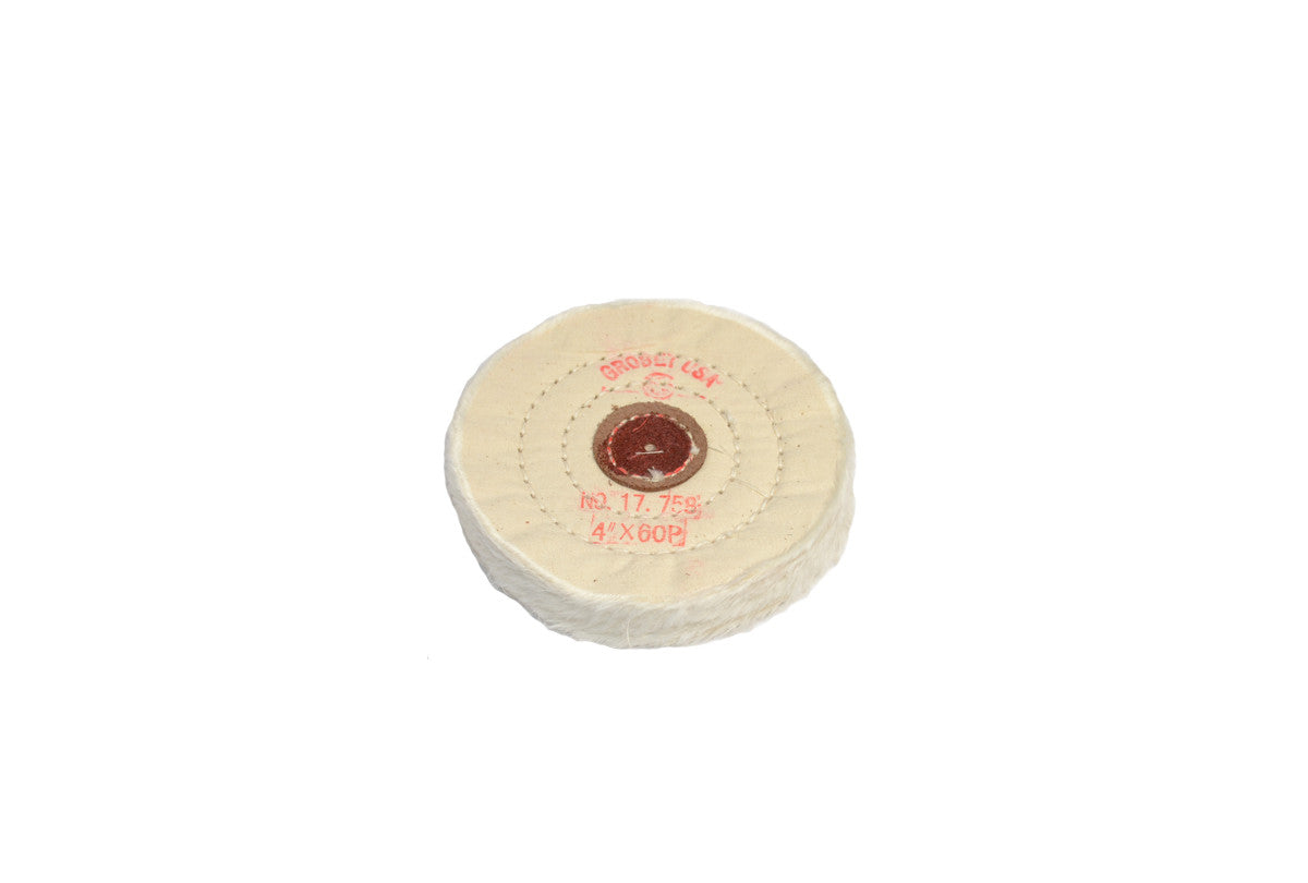 Finex Muslin Buff, 4″ x 60 Ply - Leather Center