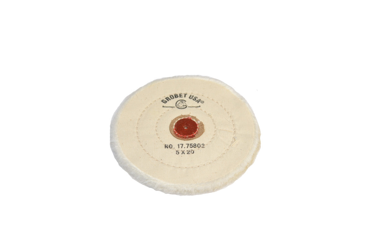 Finex Muslin Buff, 5″ x 20 Ply - Leather Center