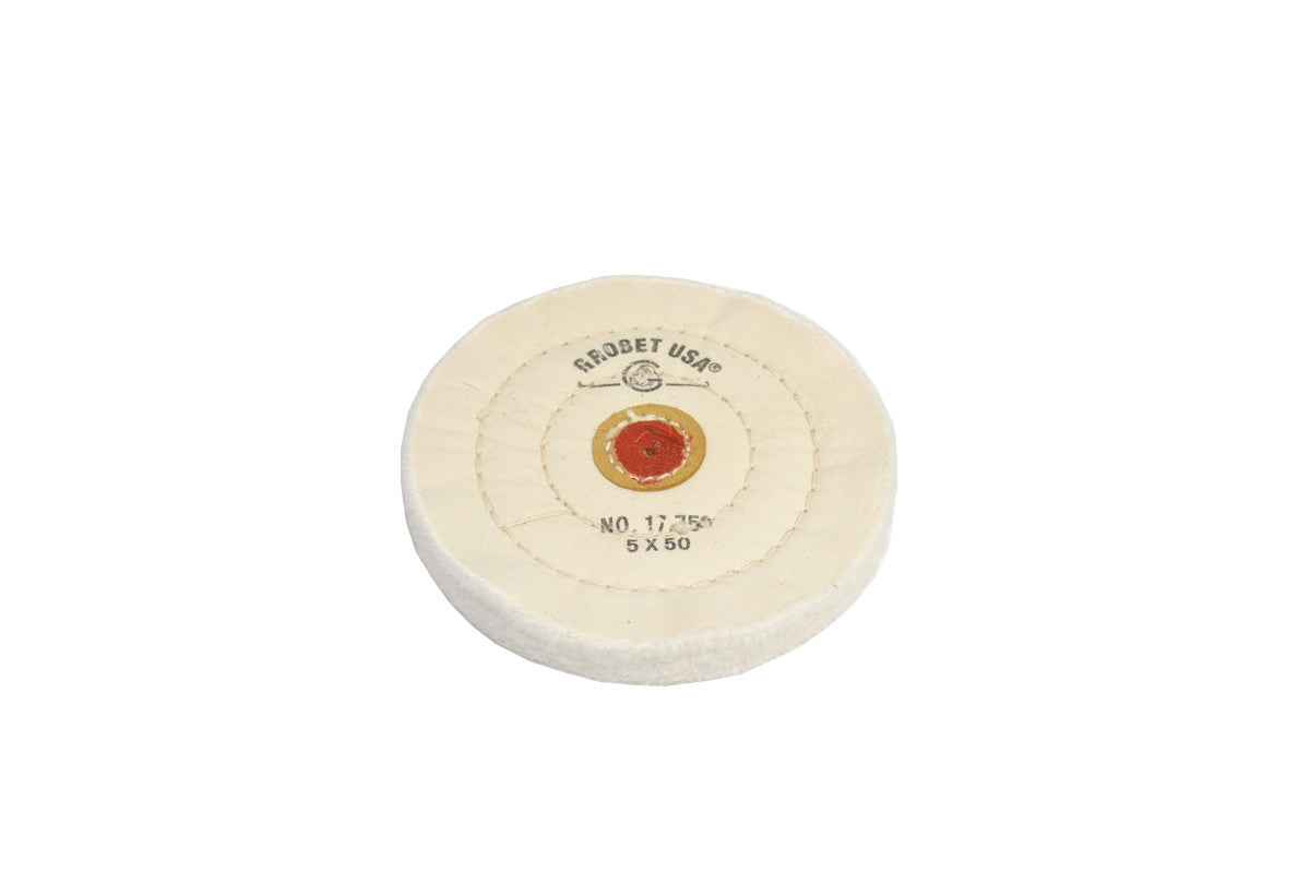 Finex Muslin Buff, 5″ x 50 Ply - Leather Center