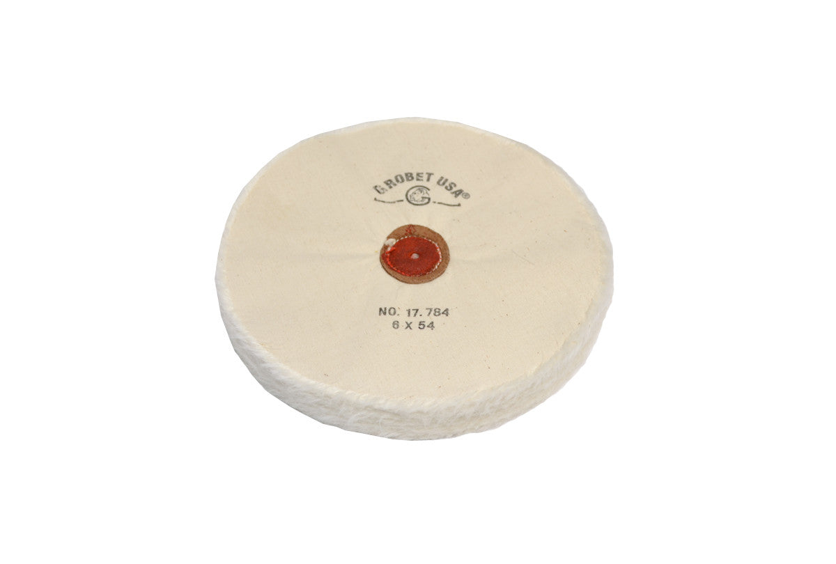 Finex Muslin Buff, Loose, 6″ x 54 Ply - Leather Center