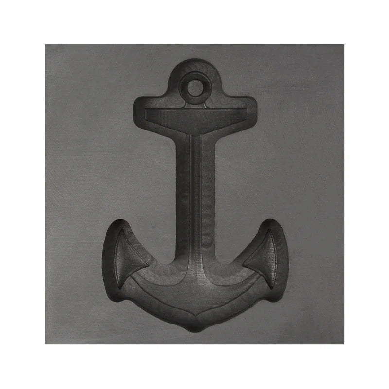 Large - Anchor 3D Graphite Ingot Mold
