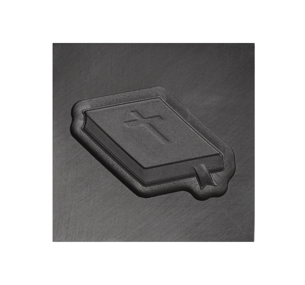 Molde pequeño para lingotes de grafito 3D, modelo Biblia