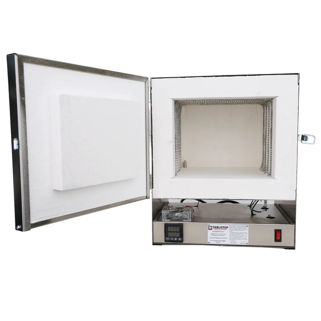 TableTop Furnace Company Programmable XL Electric Burnout Kiln USA Hi-Temp 2000°F
