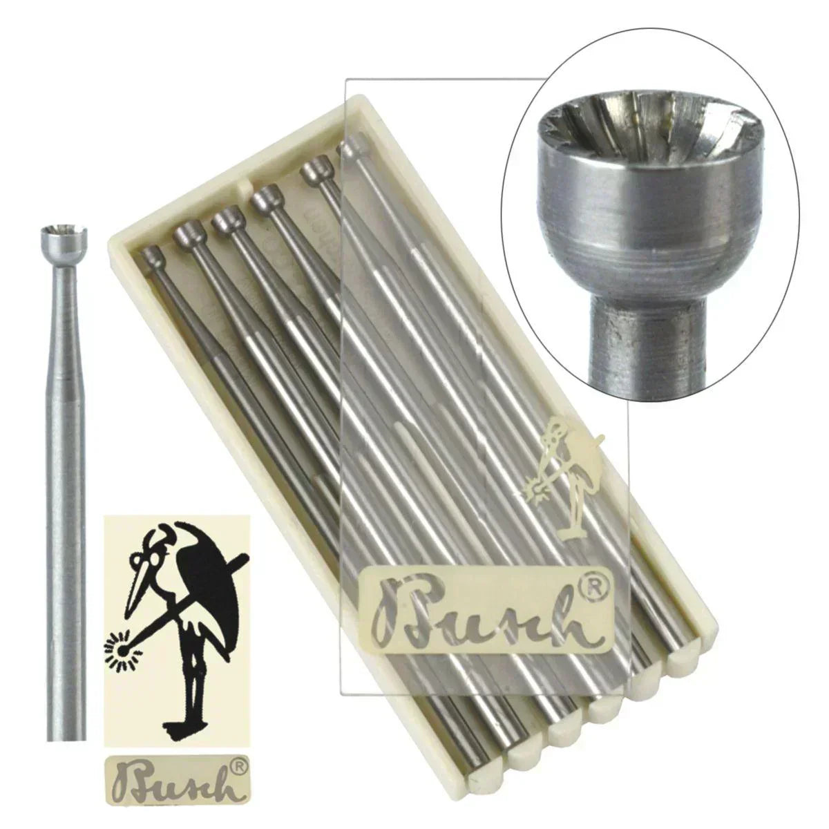 Busch® Cup Fig 77B 1.00 mm - 2.90 mm (6 Packs)