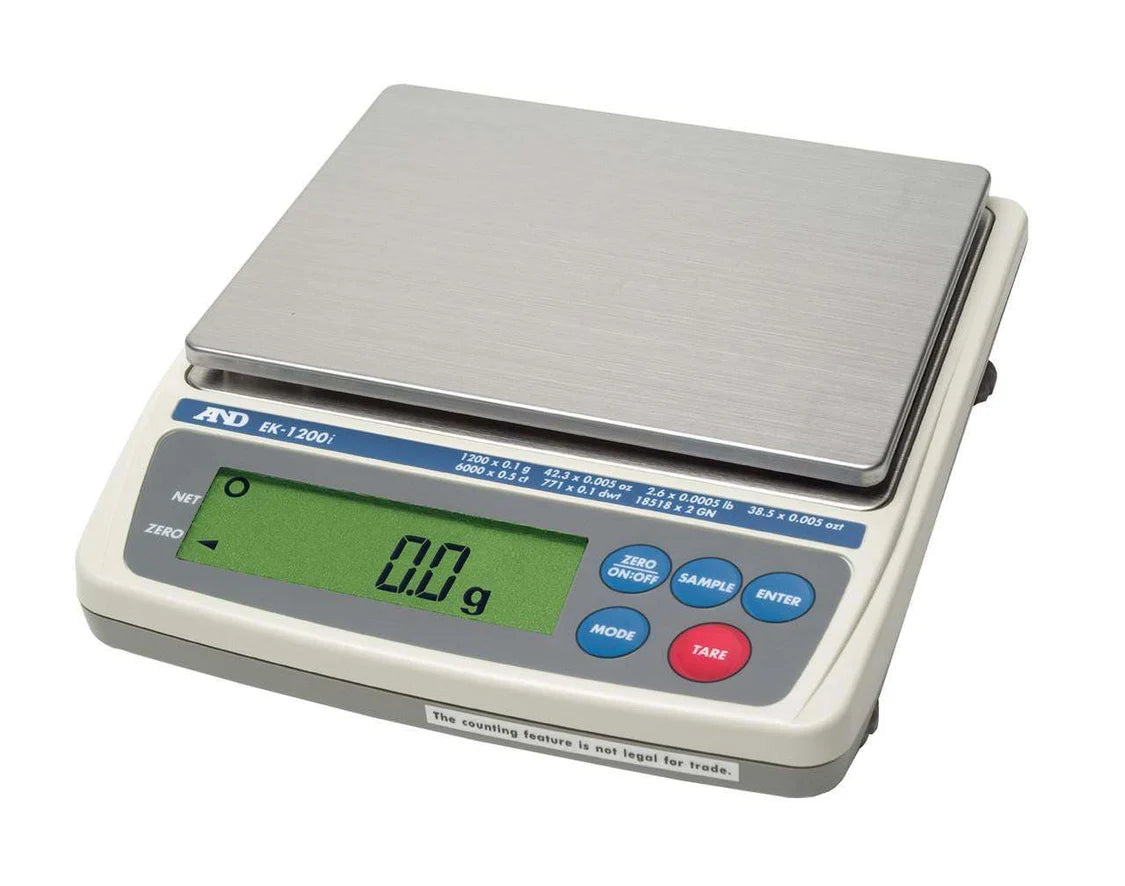 A&D Everest EK-6000i Series Electric Gold Scale - 6000G/0.1G - NTEP Legal For Trade