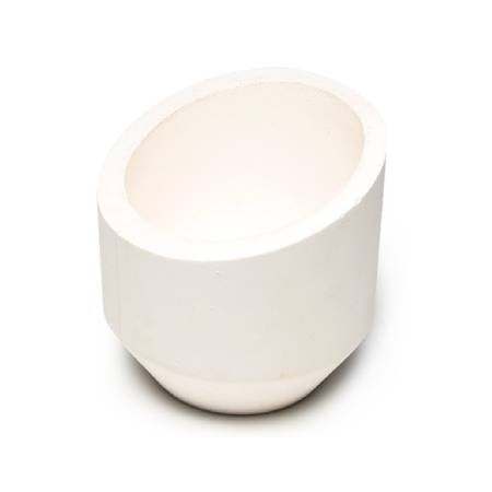 High-Back Fused Silica Melting Dish Crucible | 20 oz Capacity