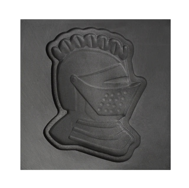 Molde de lingote de grafito 3D para casco de caballero - Grande