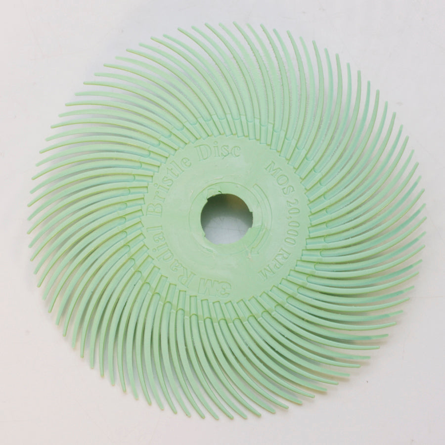 Light Green 1 Micron 3M Radial Disc - 3"