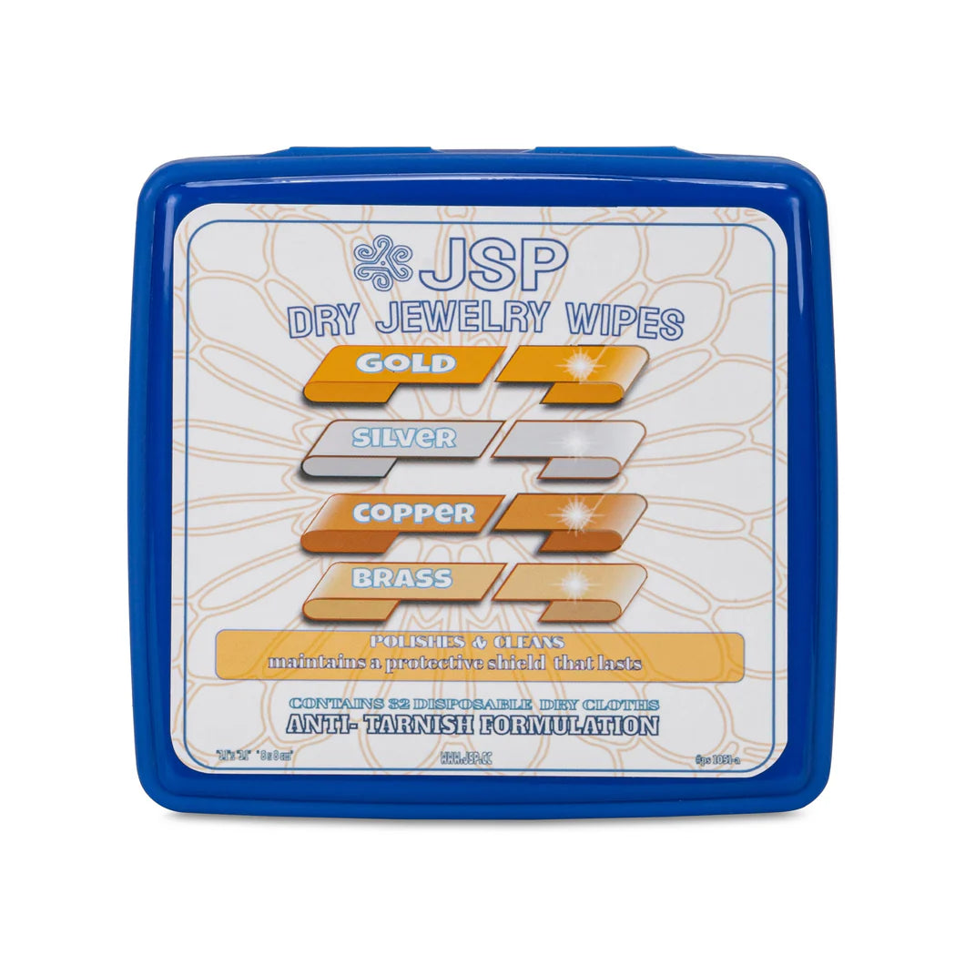 JSPA-32 DRY JEWELRY WIPES, 3.1" SQUARE