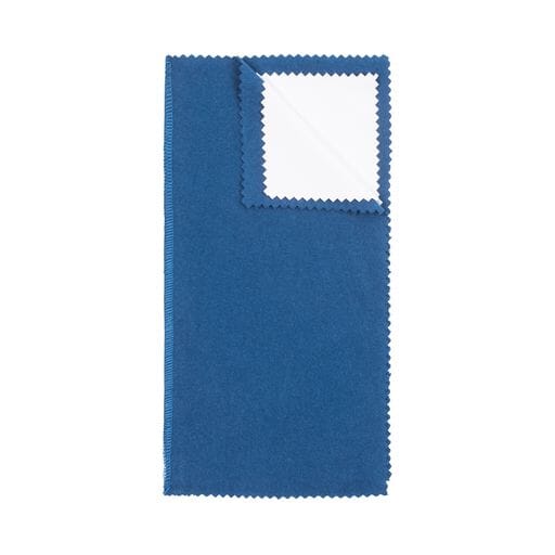 JEWELERS POLISHING CLOTH, 8" x 6", BLUE/WHITE