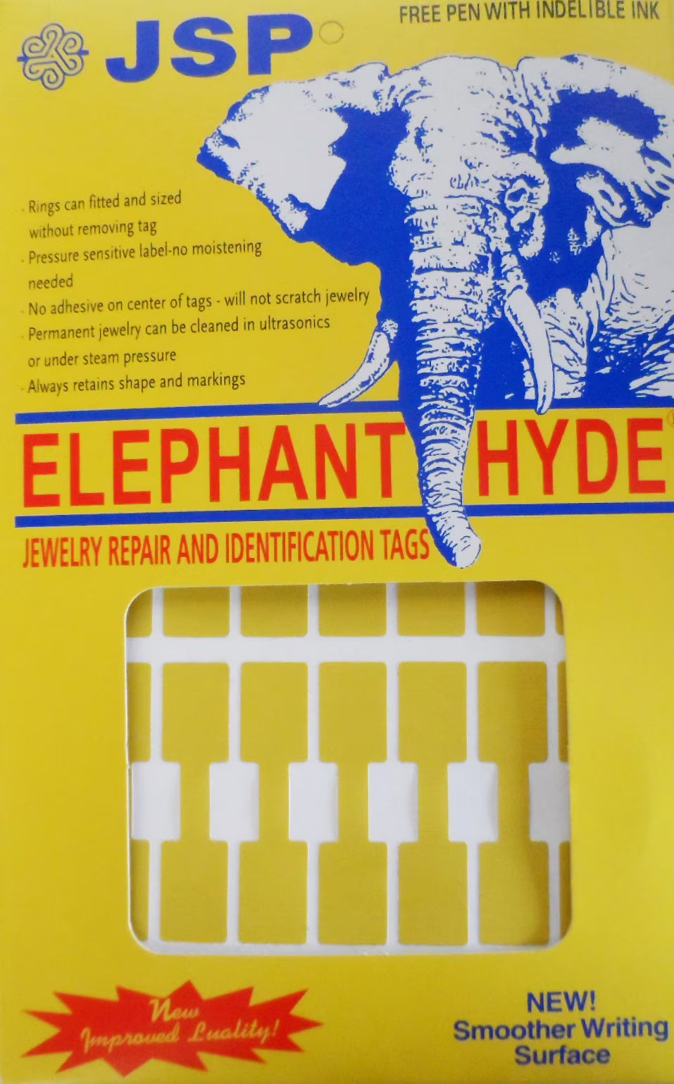 ELEPHANT HYDE TAGS SQUARE 1000 PCS