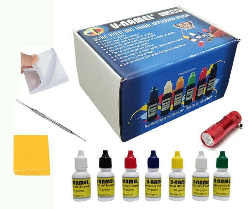 U-NAMEL, 7 COLORS + LED + BONDING + FINAL POLISH + REMOVER DELU