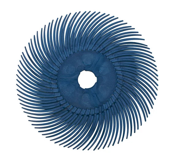 Blue 3M Micron Radial Disc - 3", 400 Grit