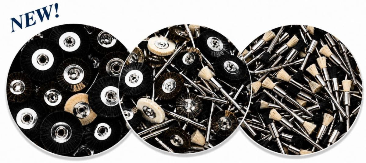 IKOHE Polishing Bristle Brushes, PK/12