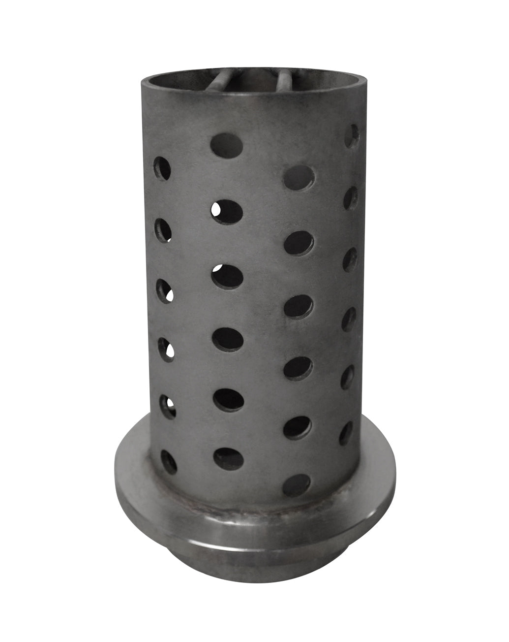 3.5" x 8" Perforated Stainless Steel Flask by PMC Supplies