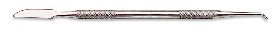 6-1/2 inch stainless steel double-ended wax carver with knurled handles for precise sculpting