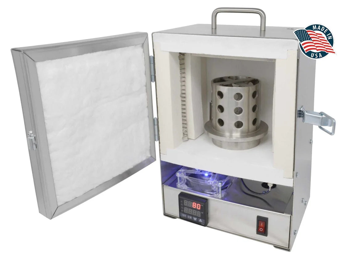 PROGRAMMABLE TableTop Hi-Temp 2200°F Electric Burnout Oven Kiln for 3D PLA/Resin, and Carvable Wax