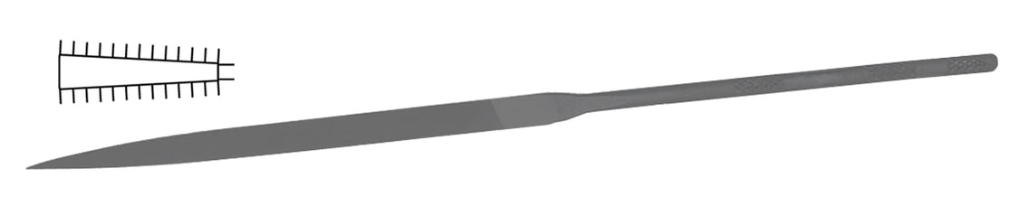 Lima de aguja para cuchillo Glardon™ Vallorbe Swiss de 5-1/2" corte 2 medio - LA2405
