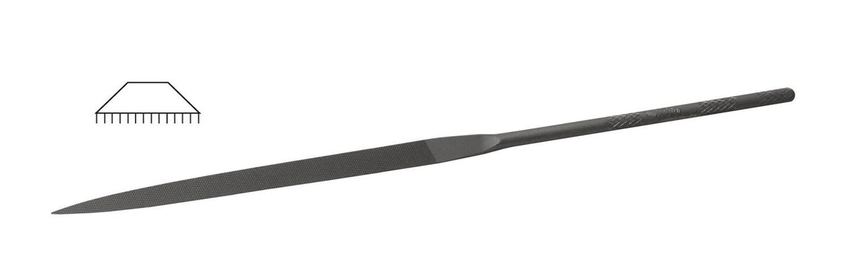Lima de aguja Barrette Glardon™ Vallorbe suiza de 6-1/4", corte 3 medio/fino - LA2411