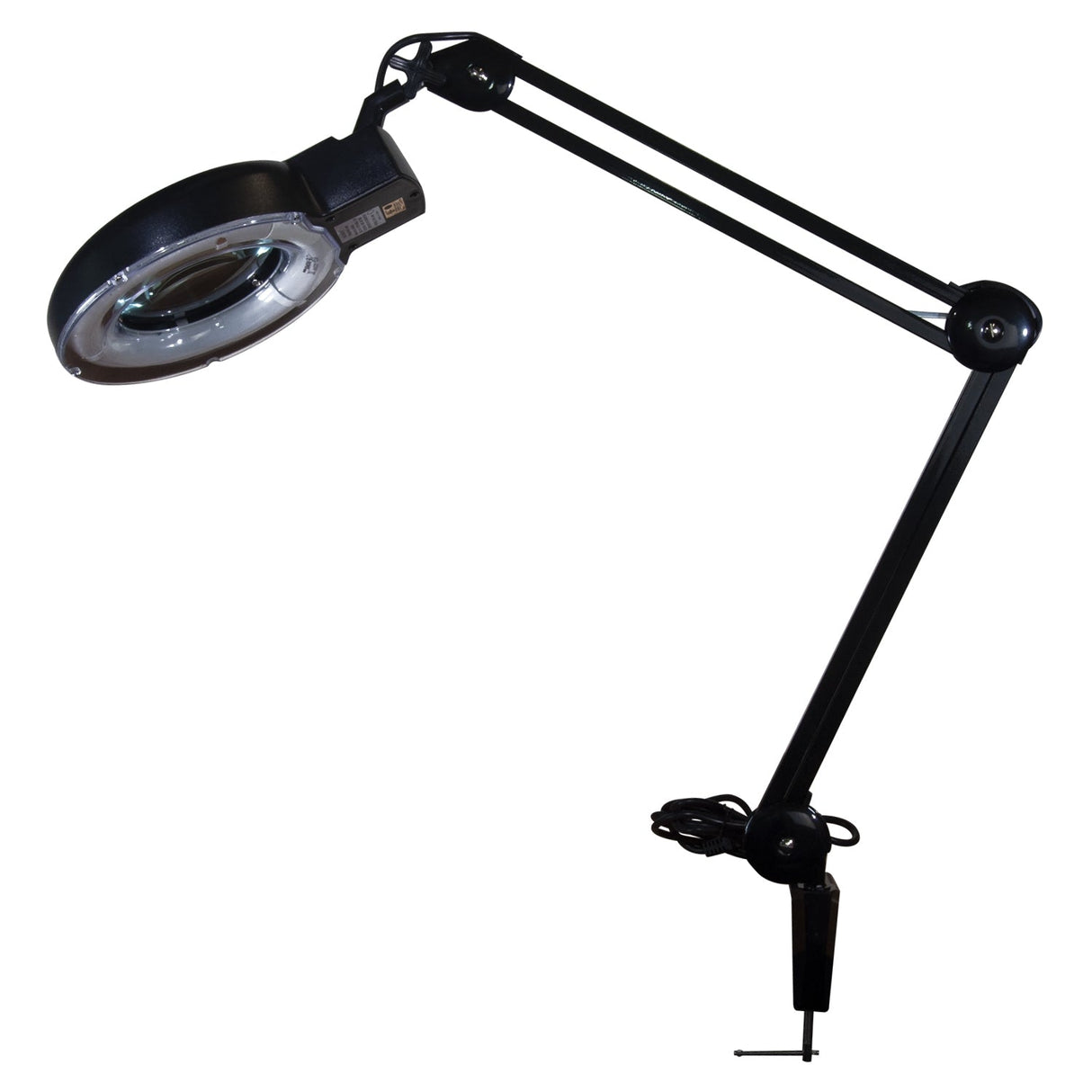 1.25X Black Magnifier Lamp with 5" Lens - DISCONTINUED by PMC Supplies
