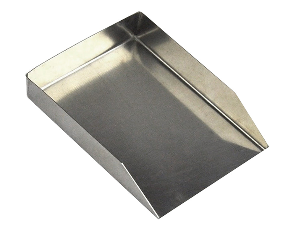 3-1/2" x 2-1/2" stainless steel gemstone and diamond shovel scoop for precise small-part handling