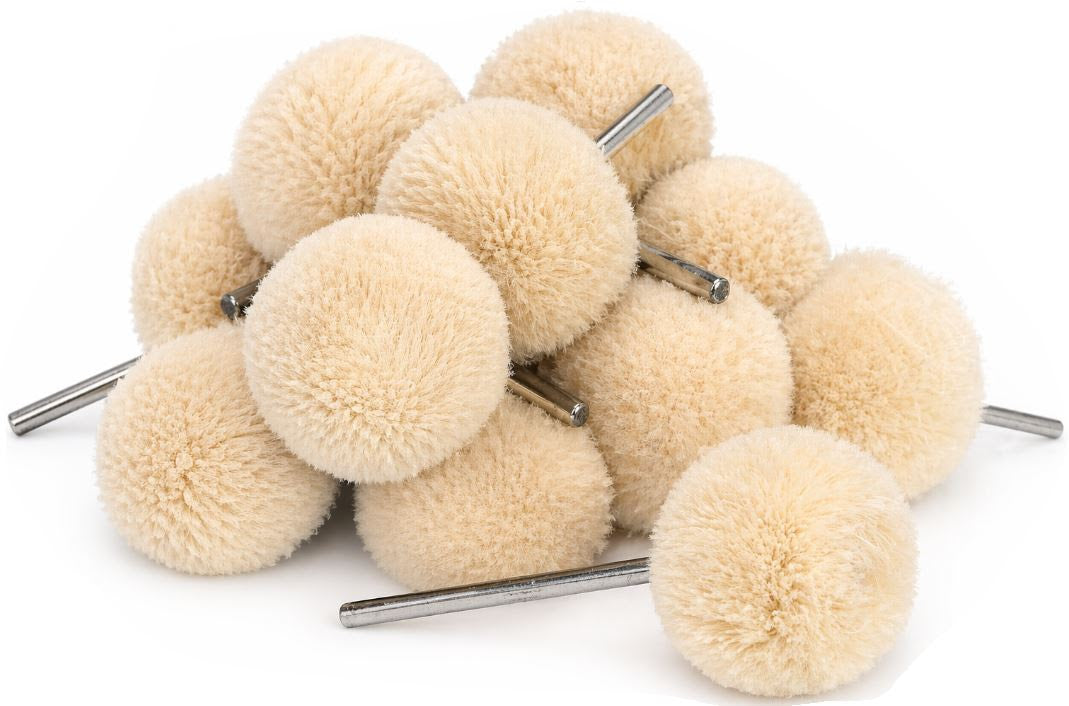 Mounted Cotton String Buff Each