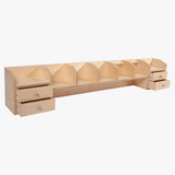 Organizador de banco de joyero MasterCraft de 4 cajones fabricado en EE. UU.