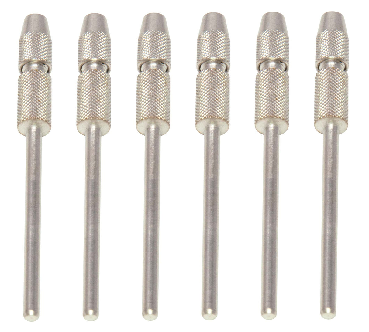 6 Pack 2mm Mandrel-Pin Chuck 3/32" For Silicone Pins by PMC Supplies
