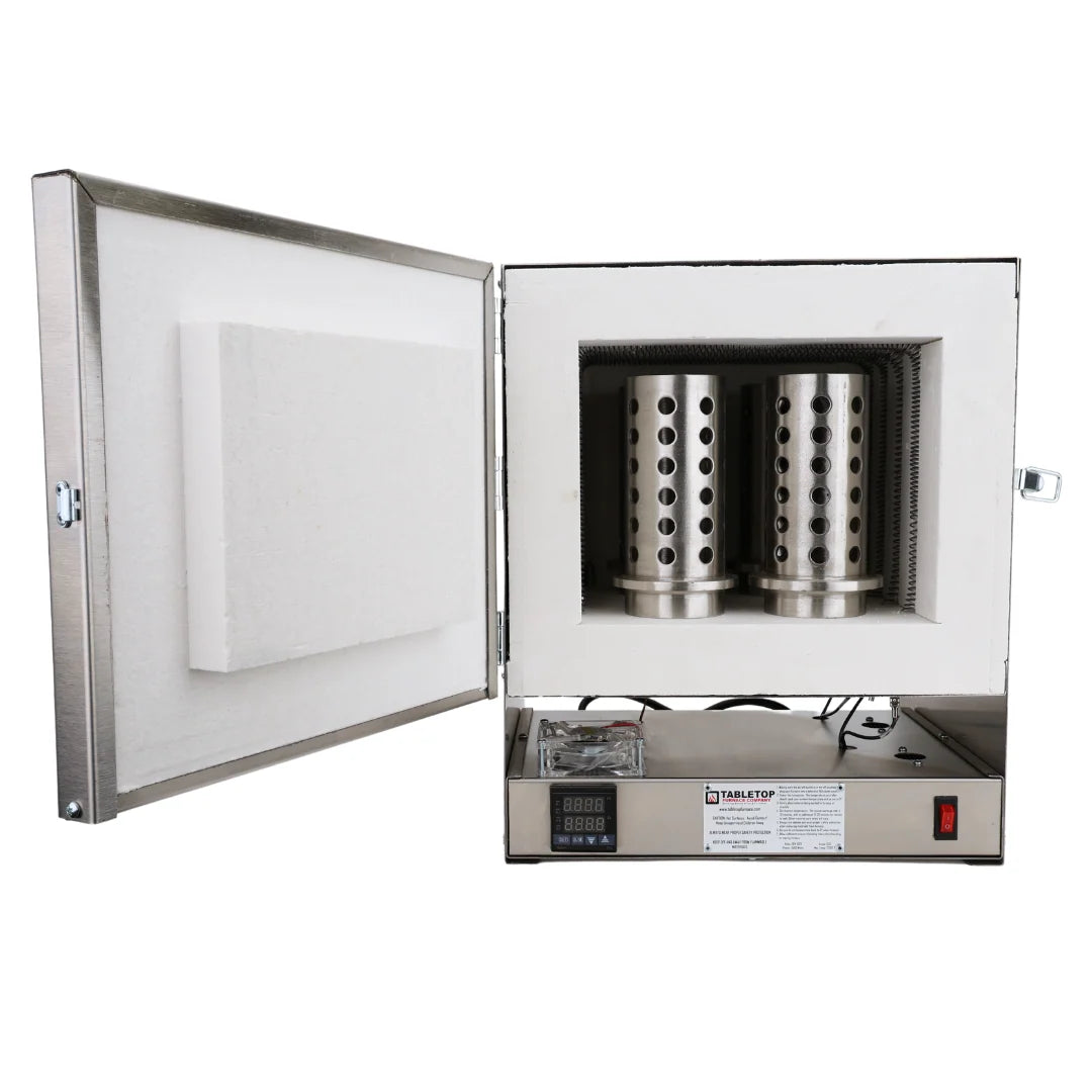 TableTop Furnace Company Programmable XL Electric Burnout Kiln USA Hi-Temp 2000°F
