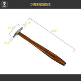 Mini martillo de repujado de 9-1/4" - 8.5 mm y 10 mm