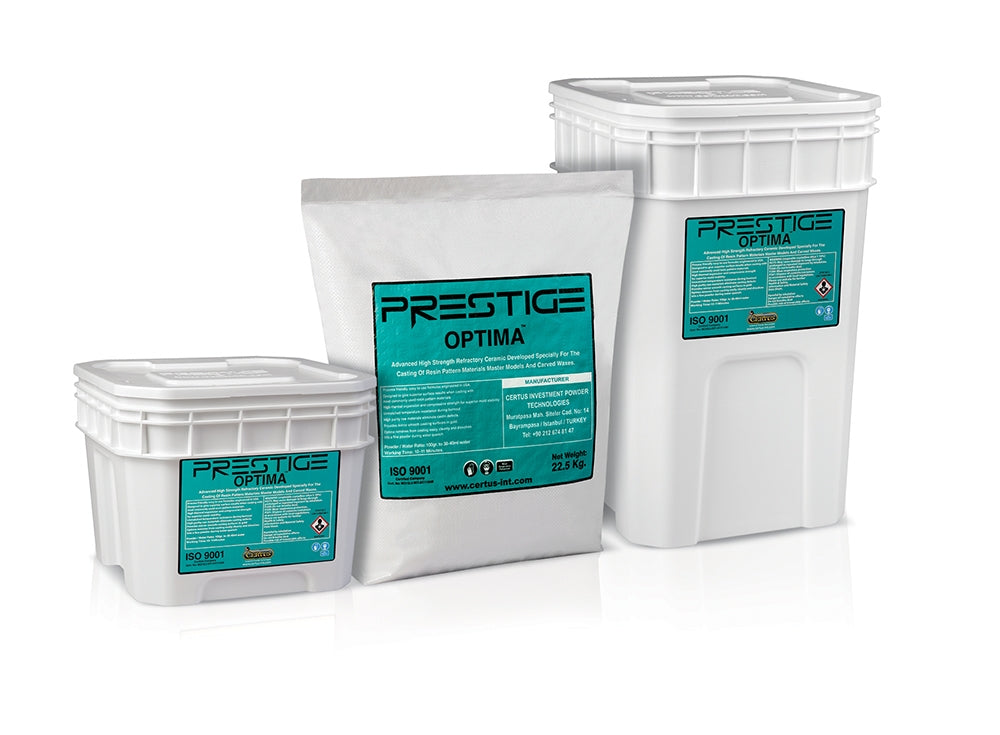 Prestige Optima Jewelry Casting Investment Powder (49lb Bag / 50lb & 100lb Drum)