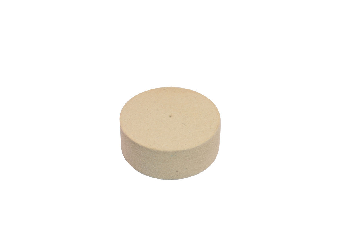 Solid Felt Wheel Buff, 3″ x 1″ - Medium