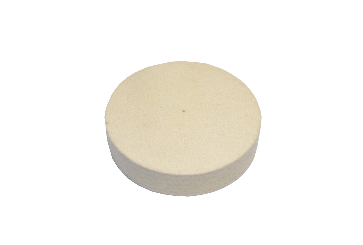 Solid Felt Wheel Buff, 4″ x 1″ - Medium