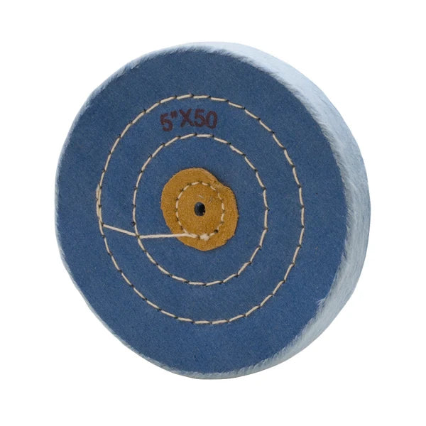 Blue Muslin Buff, 5″ x 50 Ply