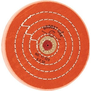 Orange Muslin Buff, 6″ x 50 Ply