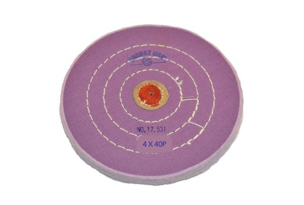 Berry Muslin Buff, 4″ x 40 Ply