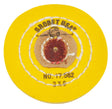 Knife-edge stitched yellow chemkote muslin buff 3 inch 9 ply for polishing and scratch removal
