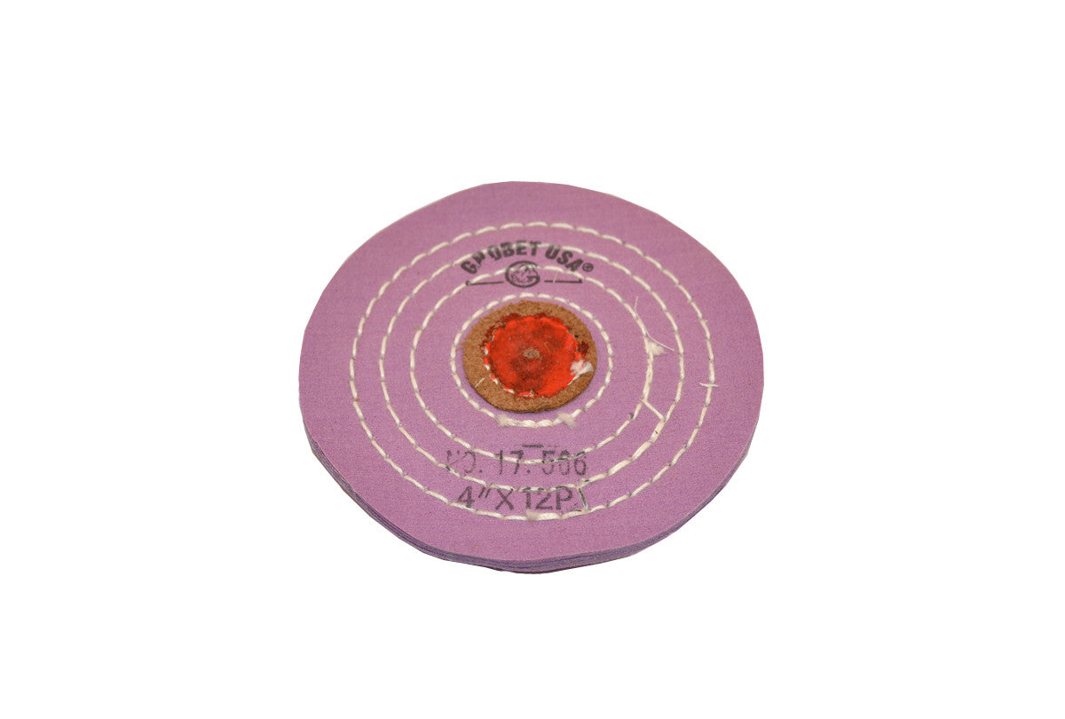 Berry Muslin Buff, 4″ x 12 Ply - Razor Edge