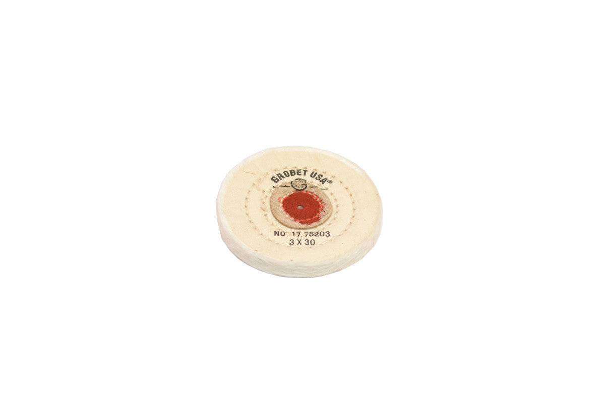 Finex Muslin Buff, 3″ x 30 Ply - Leather Center