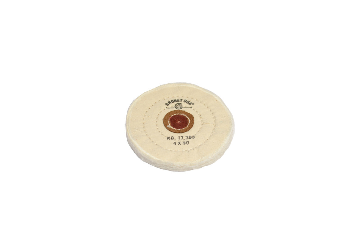 Finex Muslin Buff, 4″ x 30 Ply - Leather Center