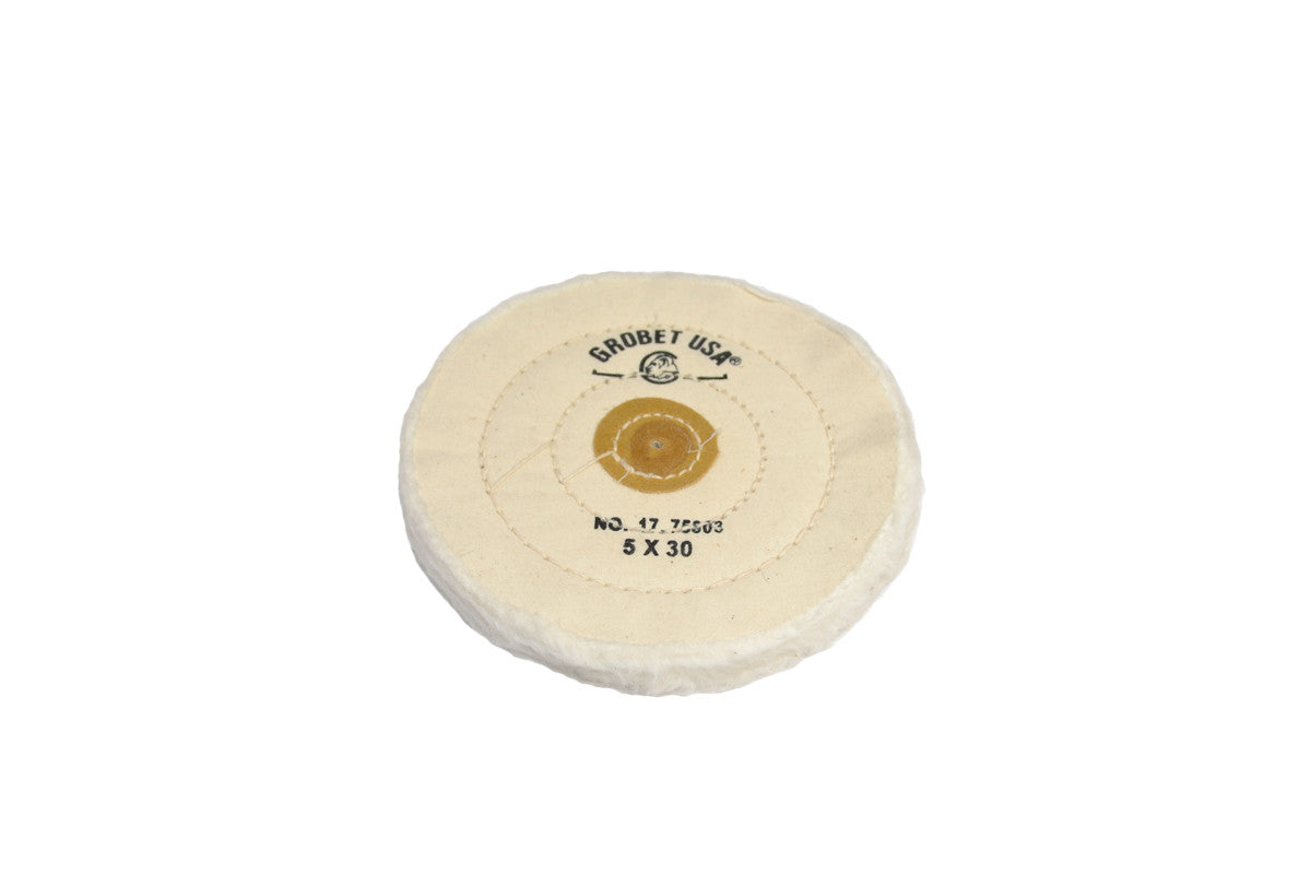 Finex Muslin Buff, 5″ x 30 Ply - Leather Center