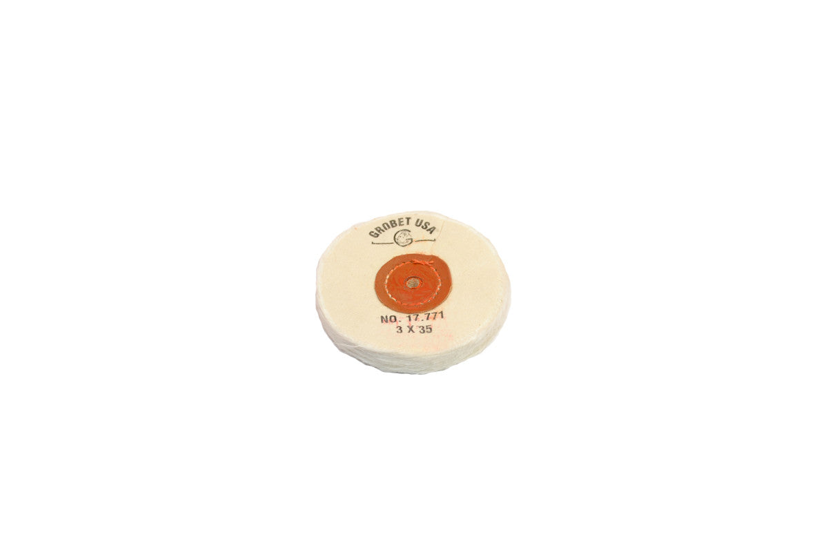 Finex Muslin Buff, Loose, 3″ x 35 Ply - Leather Center