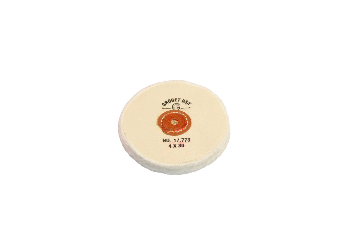 Finex Muslin Buff, Loose, 4″ x 30 Ply - Leather Center