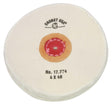 Finex Muslin Buff 4 inch 40-ply loose type polishing wheel with leather center for high-gloss finish