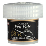 Cohler Pen Pals Gold Plating Solution, 1 OZ Jar, 14K, 18K and 24K