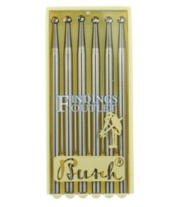 Fresas redondas Busch® Fig. 1 – 0.80mm (Paquete de 6)