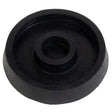 2-1/2 inch black rubber donut sprue base for casting with leak-proof design