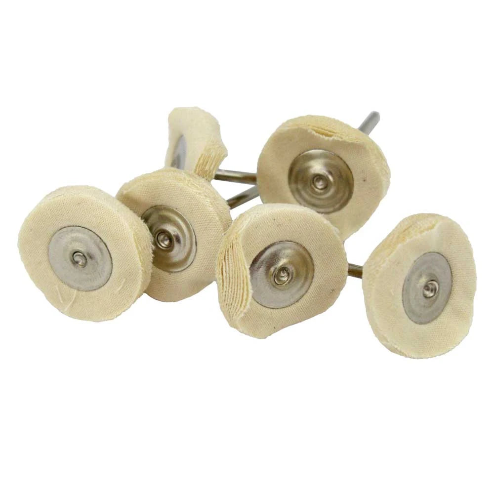 MINI DISCO DE PULIDO BLANCO MONTADO 1"x16 CAPAS